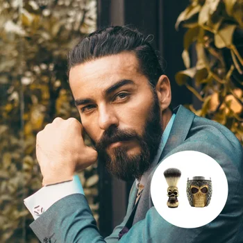 1Pc Male Beard Brush Skull Head Pattern Shaving Brushes Durable Beard Brush
1Pc Male Beard Brush Skull Head Pattern Shaving Brushes Durable Beard Brush