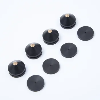 4Pcs 23mm Ebony Speaker Spike Isolation Wooden Copper Stand Foot Spike+4Pcs Base Pad Speaker Decoder CD Amplifier Shock Absorber
4Pcs 23mm Ebony Speaker Spike Isolation Wooden Copper Stand Foot Spike+4Pcs Base Pad Speaker Decoder CD Amplifier Shock Absorber