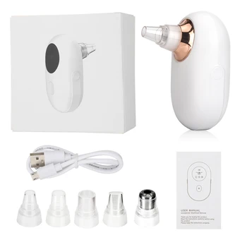 Electric Blackhead Remover USB Rechargeable Pore Vacuum Cleaner Portable Comedone Acne Pimple Extractor Removal Tool
Electric Blackhead Remover USB Rechargeable Pore Vacuum Cleaner Portable Comedone Acne Pimple Extractor Removal Tool