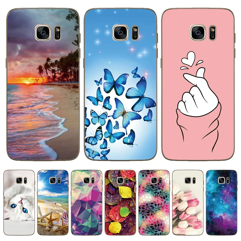 Силиконовый чехол для телефона samsung Galaxy S7 s edge G930F G930FD G930W8 pop|Бамперы| |