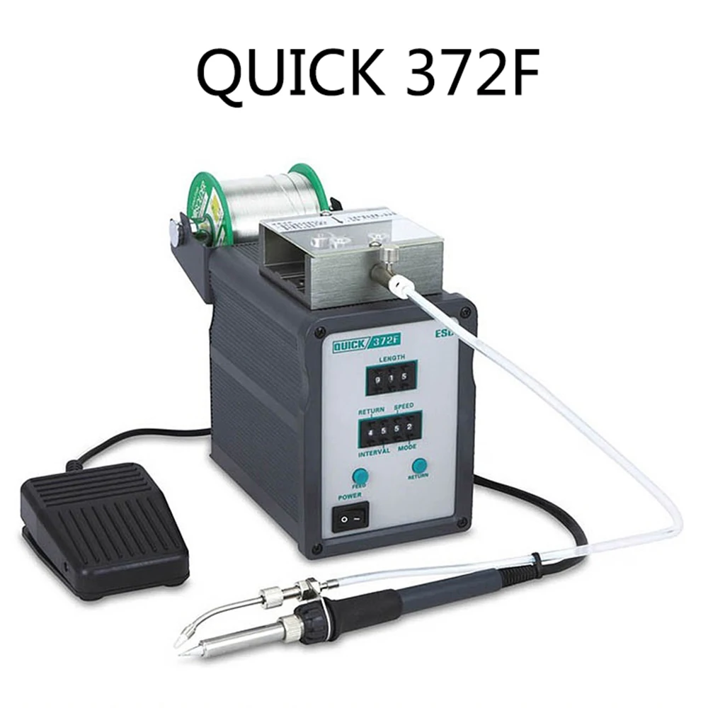 QUICK-372F Automatic tin out Tin Breaker Tin feeder delivery machine for Welding station
QUICK-372F Automatic tin out Tin Breaker Tin feeder delivery machine for Welding station