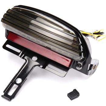 Motorcycle Taillight Tri-Bar Rear Fender LED Tail Brake Light
Motorcycle Taillight Tri-Bar Rear Fender LED Tail Brake Light