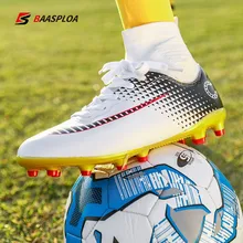 Baasploa Men Soccer Shoes Adult Kids High Ankle Football Boots Cleats Grass Training Sport Footwear Large Size Zapatos De Hombre
Baasploa Men Soccer Shoes Adult Kids High Ankle Football Boots Cleats Grass Training Sport Footwear Large Size Zapatos De Hombre