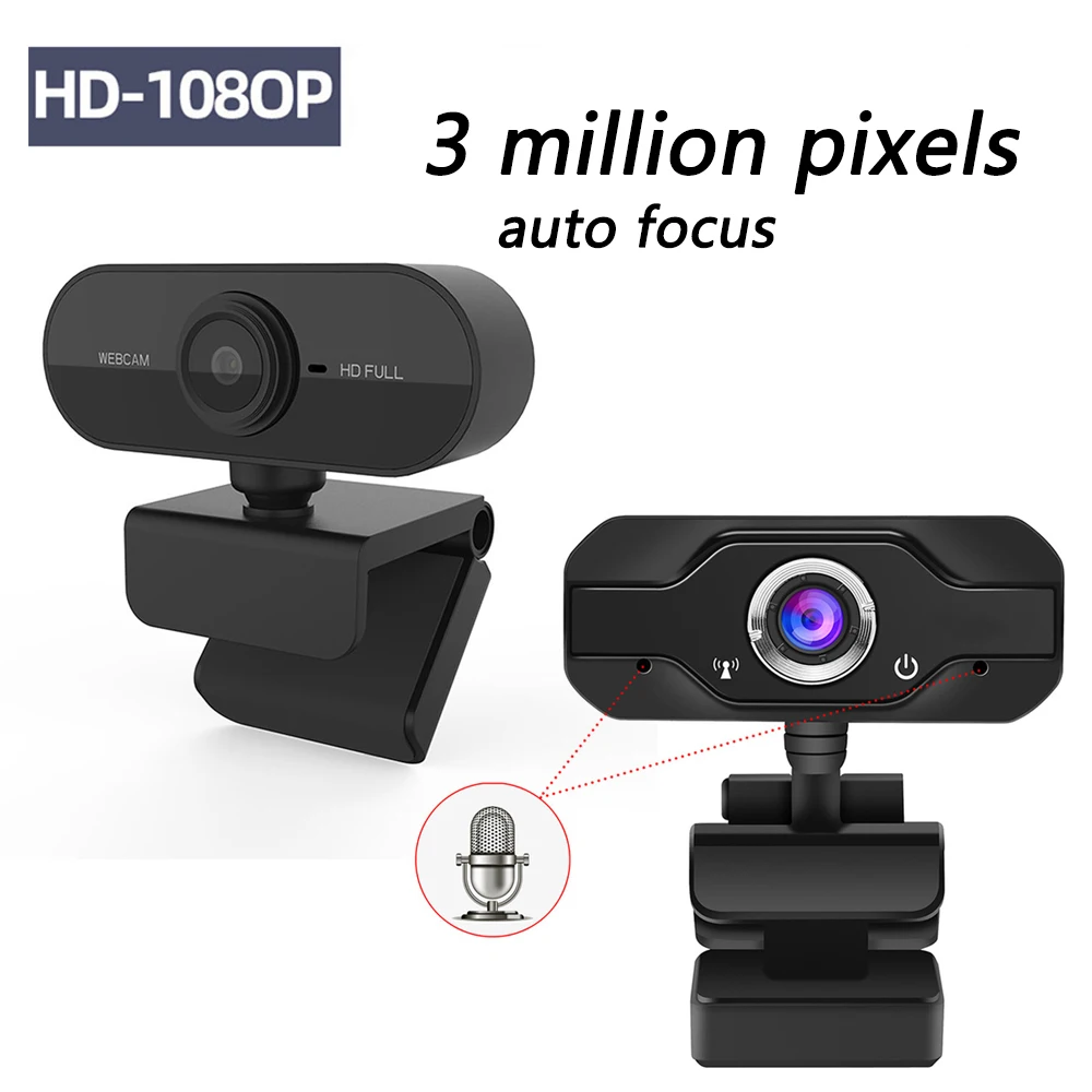 HD Webcam Built-in Dual Mics Smart 1080P Web Camera USB Pro Stream Camera for Desktop Laptops PC Game Cam For OS Windows10/8
HD Webcam Built-in Dual Mics Smart 1080P Web Camera USB Pro Stream Camera for Desktop Laptops PC Game Cam For OS Windows10/8