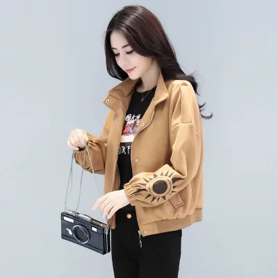 2017 Autumn And Winter New Style Korean-style Jacket Loose-Fit Short Students Embroidered Baseball Jacket Women's
2017 Autumn And Winter New Style Korean-style Jacket Loose-Fit Short Students Embroidered Baseball Jacket Women's