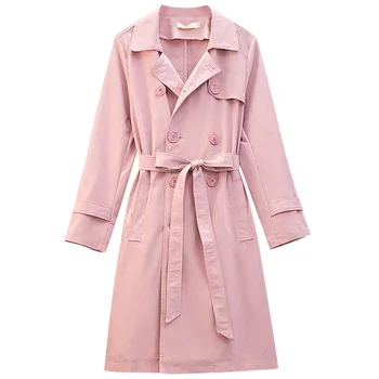 Fashion Trench Coat Women Casual Double Breasted Loose Windbreaker Women Outerwear Belt slim Overcoat Women Tops Plus Size 5XL
Fashion Trench Coat Women Casual Double Breasted Loose Windbreaker Women Outerwear Belt slim Overcoat Women Tops Plus Size 5XL