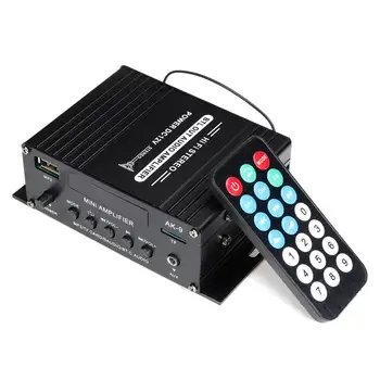 200W+200W 2CH 12V Car Audio Power Amplifier HIFI Audio bluetooth Amplifier Home Theater Sound System FM Radio Stereo Amplifiers
200W+200W 2CH 12V Car Audio Power Amplifier HIFI Audio bluetooth Amplifier Home Theater Sound System FM Radio Stereo Amplifiers