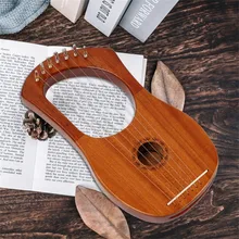 7 String Lyre Harp Mahogany Music Instrument With Spare Strings Tuning Wrench Portable Lightweight Mahogany Lyre For Beginner
7 String Lyre Harp Mahogany Music Instrument With Spare Strings Tuning Wrench Portable Lightweight Mahogany Lyre For Beginner