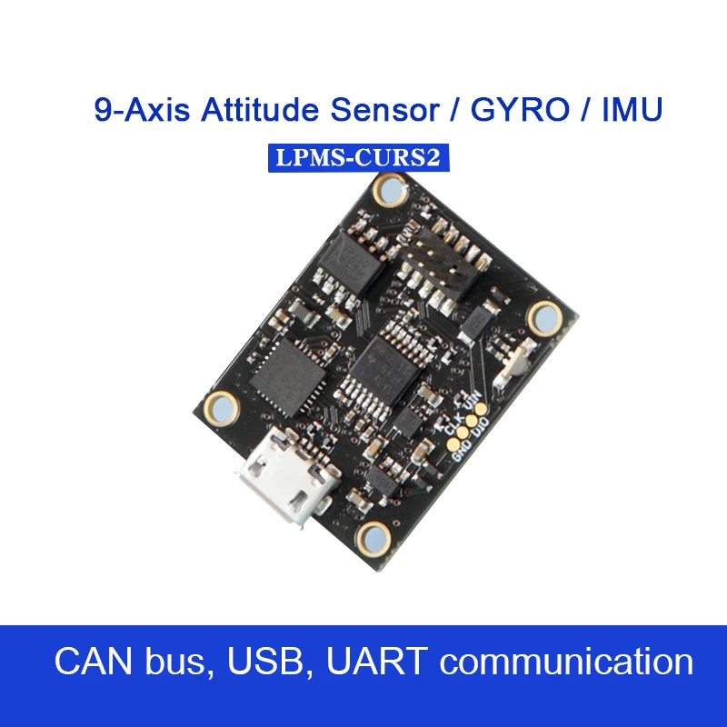 LPMS-CURS2 Wired Transmission 9-axis Attitude Sensor / Gyro / IMU Inertial Measurement Module
LPMS-CURS2 Wired Transmission 9-axis Attitude Sensor / Gyro / IMU Inertial Measurement Module