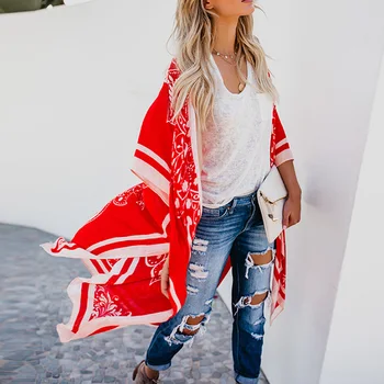Hot Women Floral Shawl Kimono Cardigan Beach Cover up Beachwear Top for Summer hh88 
Hot Women Floral Shawl Kimono Cardigan Beach Cover up Beachwear Top for Summer hh88