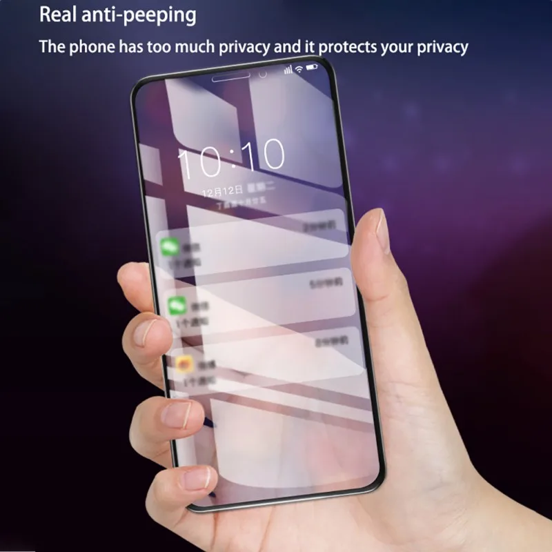 Transparent Ultra-thin Anti-fingerprint Prevent Peeping Tempered Glass Screen Protector For iPhone 7 8 7P 8P X XS XR XMax
Transparent Ultra-thin Anti-fingerprint Prevent Peeping Tempered Glass Screen Protector For iPhone 7 8 7P 8P X XS XR XMax