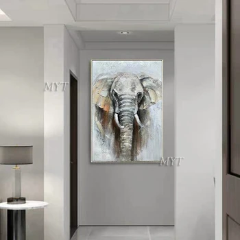 Unframed Middle-aged elephants Canvas Painting Modern Abstract Gray Wall Art Pictures For Living Room Home Decor
Unframed Middle-aged elephants Canvas Painting Modern Abstract Gray Wall Art Pictures For Living Room Home Decor