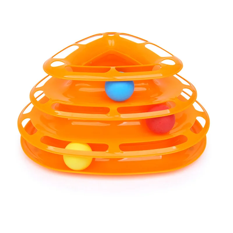 Pet Cat Amusement Disc Three Layer Camera Track Ball Cat Turntable Educational Cat Toy New Style Triangular Cat Turntable
Pet Cat Amusement Disc Three Layer Camera Track Ball Cat Turntable Educational Cat Toy New Style Triangular Cat Turntable
