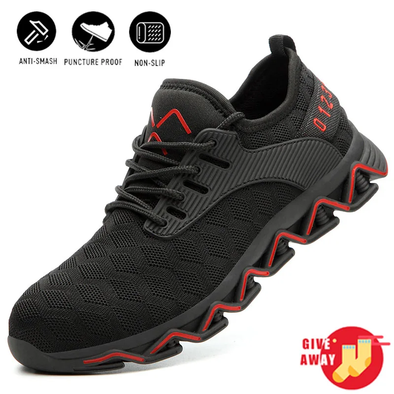 2020 New Puncture Proof Light Sneaker Men Breathable Safety Shoes Steel Toe Soft Anti-piercing Work Boots Plus size 36-47
2020 New Puncture Proof Light Sneaker Men Breathable Safety Shoes Steel Toe Soft Anti-piercing Work Boots Plus size 36-47
