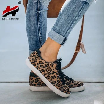 NAN JIU MOUNTAIN 2020 Women's Flat Shoes Women Sneakers Lace Up Casual Shoes Spring Autumn Leopard Print Plus Size
NAN JIU MOUNTAIN 2020 Women's Flat Shoes Women Sneakers Lace Up Casual Shoes Spring Autumn Leopard Print Plus Size
