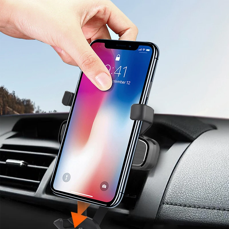 

gravity car phone holder upgrade this is one holder phone mount car holder support smartphone voiture iphone x xs samsung s10
