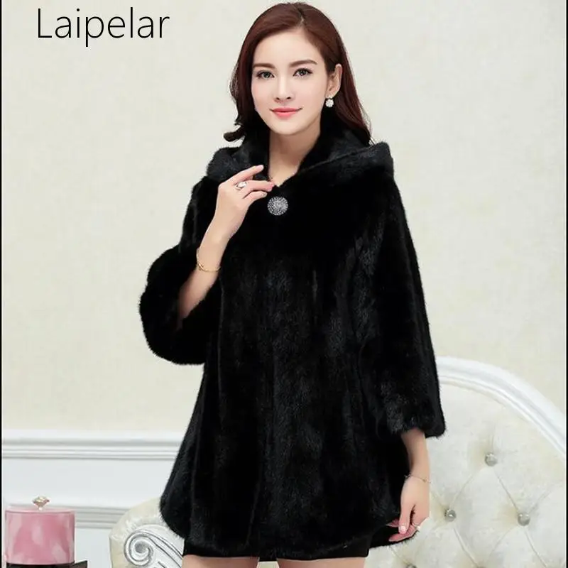 Noble And Elegant Imitation Mink Fur Coat Hooded Slim Fox Fur Long Section Fashion Coats 2019 New Winter Coat Women's Clothing
Noble And Elegant Imitation Mink Fur Coat Hooded Slim Fox Fur Long Section Fashion Coats 2019 New Winter Coat Women's Clothing