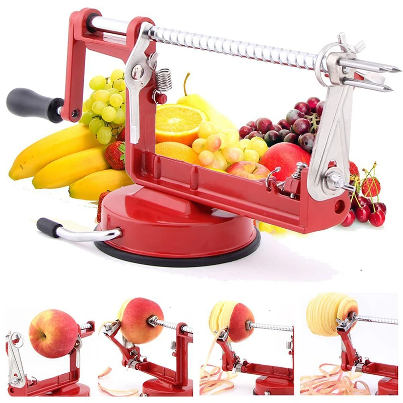 2019 Hot 1 Pcs 3 in 1 Peeler Slicing Paner Fruit Apple Peeler Multi-function Peeling Machine Hand-operated Tools Kitchen Tools
2019 Hot 1 Pcs 3 in 1 Peeler Slicing Paner Fruit Apple Peeler Multi-function Peeling Machine Hand-operated Tools Kitchen Tools