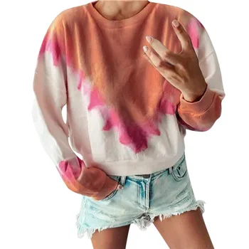 Winter Women Tie Dye Long Sleeve Sweatshirt Casual Long Plus Size Crewneck Blouse 5XL hoodies sudadera mujer толстовка женская 
Winter Women Tie Dye Long Sleeve Sweatshirt Casual Long Plus Size Crewneck Blouse 5XL hoodies sudadera mujer толстовка женская