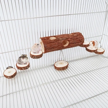 Wooden Hamster Mouse Tunnel Hollow Tree Trunk Tube Play Exercise Swing Toy Round Sugar Glider Platform Chew Toys Cage Accessory
Wooden Hamster Mouse Tunnel Hollow Tree Trunk Tube Play Exercise Swing Toy Round Sugar Glider Platform Chew Toys Cage Accessory