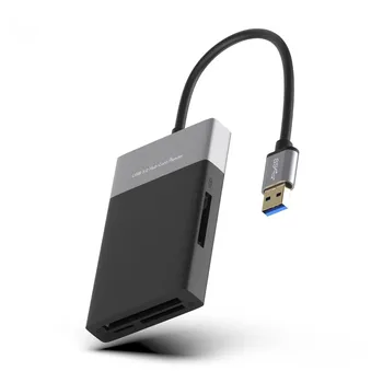 SD Card Reader USB 3.0 CF Memory Card Adapter Hub Read Cards Simultaneously For SD, TF, CF, XQD
SD Card Reader USB 3.0 CF Memory Card Adapter Hub Read Cards Simultaneously For SD, TF, CF, XQD
