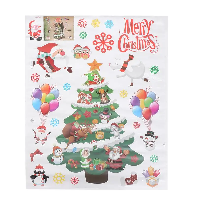 1 Sheet Xmas Sticker DIY Chic Fine Nice Window Decor Decals Clings Showcase Tag
1 Sheet Xmas Sticker DIY Chic Fine Nice Window Decor Decals Clings Showcase Tag