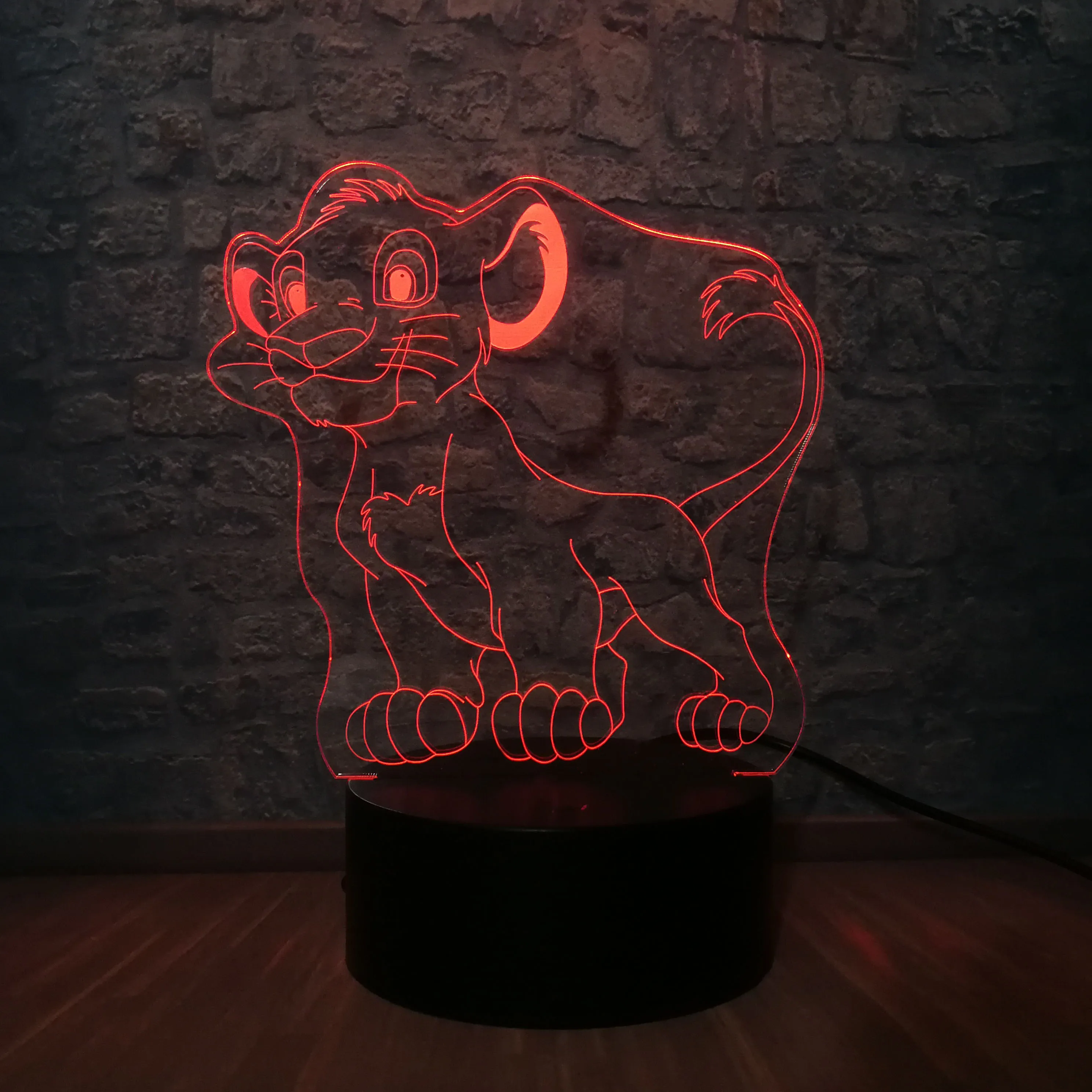 3D Night Light Touchs Switch LED Simba The Lion King Animal Cartoon Lamp Decor for Bedroom Kids Home Atmosphere Light Child Gift
3D Night Light Touchs Switch LED Simba The Lion King Animal Cartoon Lamp Decor for Bedroom Kids Home Atmosphere Light Child Gift