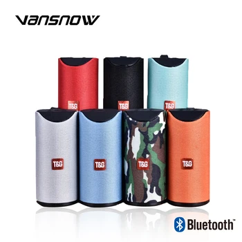 

TG113 Mini Bluetooth Speaker Portable Outdoor Loudspeaker Wireless Column 10W Stereo Music Surround Support FM TFCard Bass Box