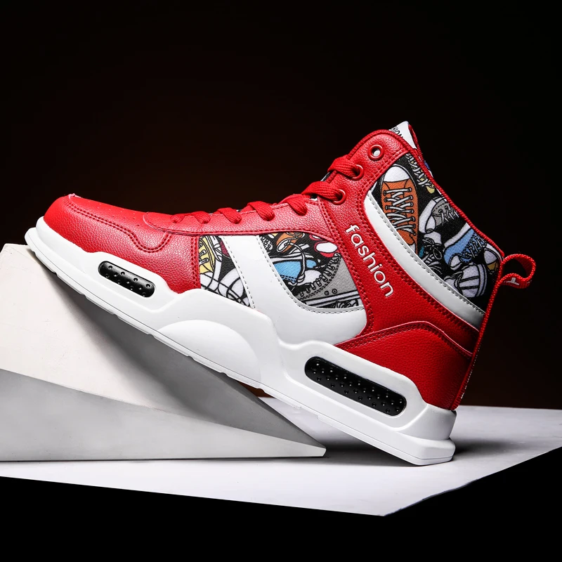 Casoipra Fashion Graffiti Design High Top Sneakers Men Autumn White Casual Shoes Comfortable Trainers Chaussure Basket Homme
Casoipra Fashion Graffiti Design High Top Sneakers Men Autumn White Casual Shoes Comfortable Trainers Chaussure Basket Homme