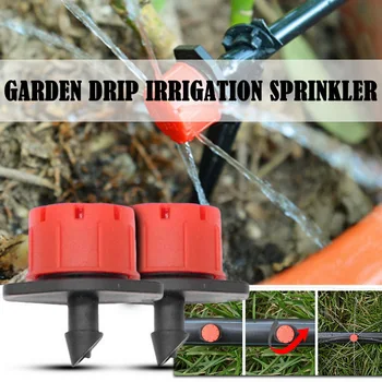 New Arrival 50 Pcs Adjustable Dripper Red Micro Drip Irrigation Watering Anti-clogging Emitter Garden Supplies for 1/4 inch Hose
New Arrival 50 Pcs Adjustable Dripper Red Micro Drip Irrigation Watering Anti-clogging Emitter Garden Supplies for 1/4 inch Hose