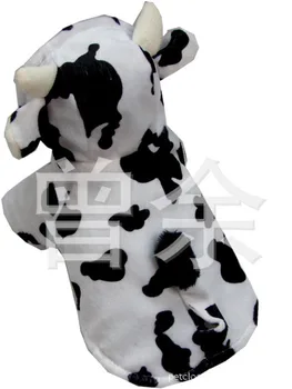 Pet Clothes Autumn Winter Warm Velvet Halloween Cute Cow Cat and Dog Clothes Two-legged Hooded Dog Cotton Clothes Pet Supplies
Pet Clothes Autumn Winter Warm Velvet Halloween Cute Cow Cat and Dog Clothes Two-legged Hooded Dog Cotton Clothes Pet Supplies