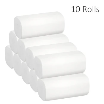 10 Rolls Toilet Parper Tissues Roll Paper Towel Household Soft Toilet Paper Skin-friendly Wood Pulp for Home Bathroom Public
10 Rolls Toilet Parper Tissues Roll Paper Towel Household Soft Toilet Paper Skin-friendly Wood Pulp for Home Bathroom Public