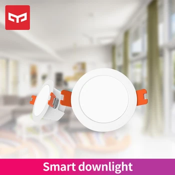 

Yeelight Mijia Smart downlight 4W 300lm 2700-6500K Ceiling Down Light Mesh Edition to Mi home App smart Control YLSD01YL