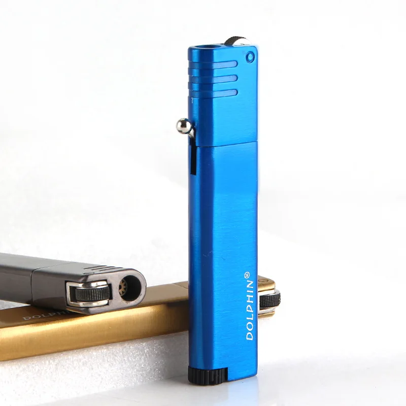Portable Straight Into The Blue Fmale Grinding Wheel Lighter Inflatable Encendedores Metal Butane Gas Isqueiro Gadgets for Men
Portable Straight Into The Blue Fmale Grinding Wheel Lighter Inflatable Encendedores Metal Butane Gas Isqueiro Gadgets for Men