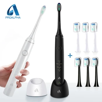 Sonic Electric Toothbrushes Rechargeable Toothbrush IPX7 Waterproof brush for travel carry adult Replacement Heads Set Best gift
Sonic Electric Toothbrushes Rechargeable Toothbrush IPX7 Waterproof brush for travel carry adult Replacement Heads Set Best gift