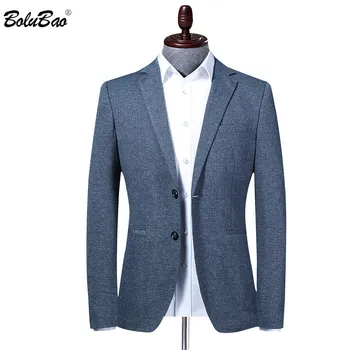 BOLUBAO New Men Blazer Jacket Comfortable Prom Solid Color Men's Suit Fashion High Quality Brand Business Tuxedo Blazers Male 
BOLUBAO New Men Blazer Jacket Comfortable Prom Solid Color Men's Suit Fashion High Quality Brand Business Tuxedo Blazers Male