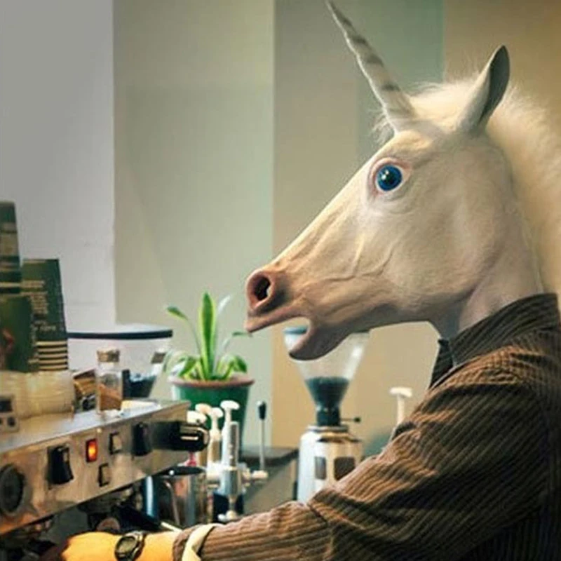 Unicorn Shape Adult Head Mask Full Face Mask Birthday Party Halloween Christmas New Year Decoration Animal Mask Party K1271 G
Unicorn Shape Adult Head Mask Full Face Mask Birthday Party Halloween Christmas New Year Decoration Animal Mask Party K1271 G