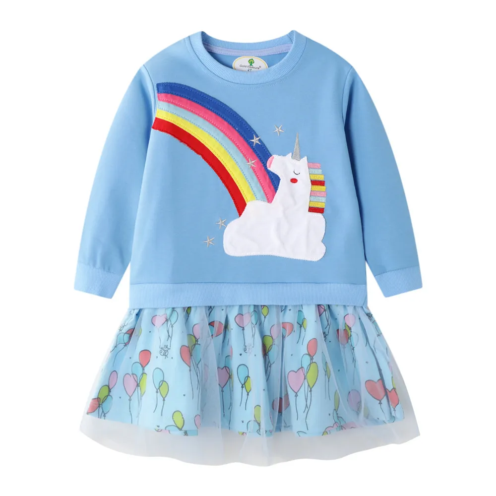 Girls Dress Unicorn Printed Cute Casual Dress For Baby Girls Long Sleeve Mesh Dress Girl Clothing Toddler Party Princess Costume 
Girls Dress Unicorn Printed Cute Casual Dress For Baby Girls Long Sleeve Mesh Dress Girl Clothing Toddler Party Princess Costume