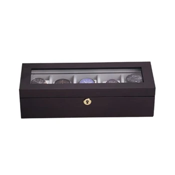 5 Grids Retro Wooden Watch Display Case Durable Packaging Holder Jewelry Collection Storage Watch Box Casket
5 Grids Retro Wooden Watch Display Case Durable Packaging Holder Jewelry Collection Storage Watch Box Casket
