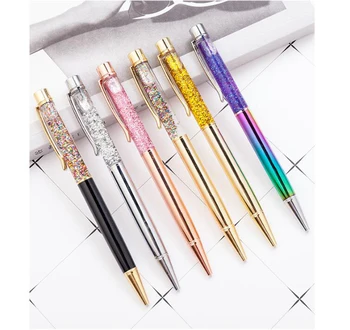 Popular 10pcs/lot Refill 1.0mm Quicksand Ballpoint Pens Luxury Flow Oil Gold Powder Metal Ballpoint Pen
Popular 10pcs/lot Refill 1.0mm Quicksand Ballpoint Pens Luxury Flow Oil Gold Powder Metal Ballpoint Pen