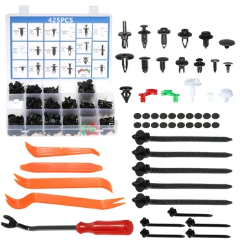 Car Clips 460Pcs Plastic Fasteners Kits & Trim Removal Tool Retainer Clips Rivet Nut Car Push Pin Rivet Fasteners With Wrench
Car Clips 460Pcs Plastic Fasteners Kits & Trim Removal Tool Retainer Clips Rivet Nut Car Push Pin Rivet Fasteners With Wrench