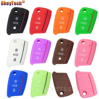 Okeytech Muti-color For Choose 3 Buttons Silicone Flip Car Key Cover Case Fob For VW Polo 2016 golf 7 MK7 For Skoda Octavia Case
Okeytech Muti-color For Choose 3 Buttons Silicone Flip Car Key Cover Case Fob For VW Polo 2016 golf 7 MK7 For Skoda Octavia Case