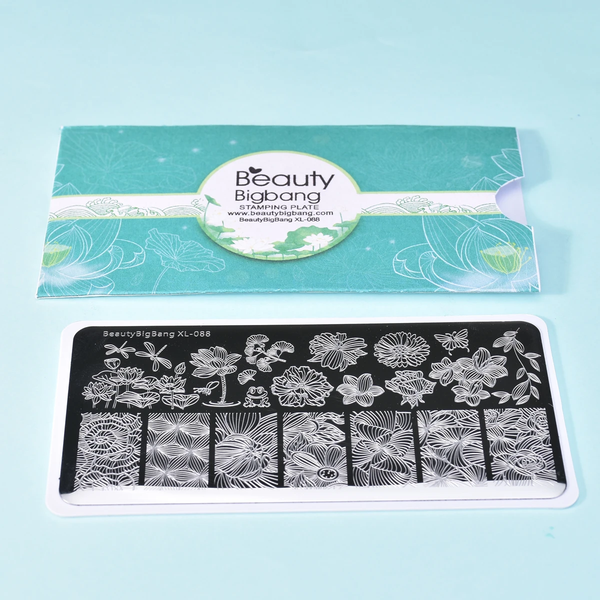 Nail Stamping Plates Nail Art Flower Dragonfly Lotus Image Nails Swanky Stamping Print Template Plate Mold Beautybigbang XL-088
Nail Stamping Plates Nail Art Flower Dragonfly Lotus Image Nails Swanky Stamping Print Template Plate Mold Beautybigbang XL-088