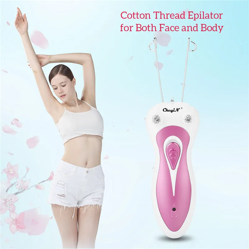 USB Rechargable Facial Hair Remover Women Threading Epilator LED Light Lady Shaver Thread Shaving Face Body Care Depilador
USB Rechargable Facial Hair Remover Women Threading Epilator LED Light Lady Shaver Thread Shaving Face Body Care Depilador