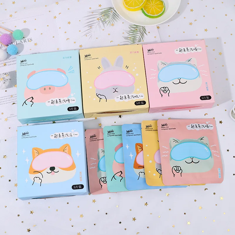 Creative Cartoon Steam Eyeshade 5 PCs Boxed Travel Sleep Soothing Eyestrain Protection Eye Patch Students Lunch Break Eye Patch
Creative Cartoon Steam Eyeshade 5 PCs Boxed Travel Sleep Soothing Eyestrain Protection Eye Patch Students Lunch Break Eye Patch