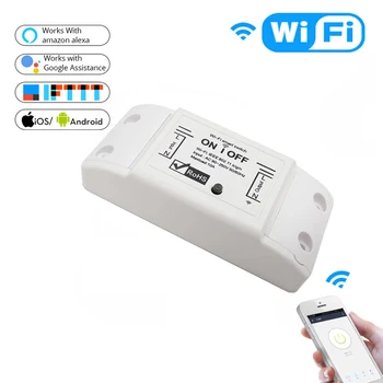 DIY WiFi Smart Light Switch Universal Breaker Timer Smart Life APP Wireless Remote Control Works with Alexa Google Home
DIY WiFi Smart Light Switch Universal Breaker Timer Smart Life APP Wireless Remote Control Works with Alexa Google Home