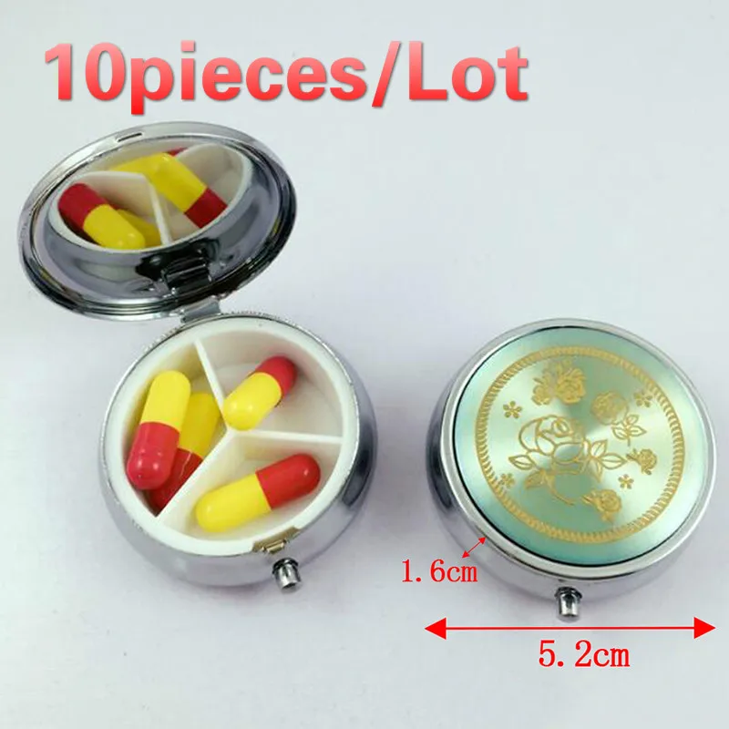 10pcs 3 Cell Metal Round Flower Print Tablet Pill Boxes Holder Small Case Tablet Pill Boxes Container Metal Round Medicine Case
10pcs 3 Cell Metal Round Flower Print Tablet Pill Boxes Holder Small Case Tablet Pill Boxes Container Metal Round Medicine Case