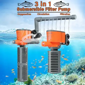 3-in-1 Aquarium Filter Fish Tank Submersible Water Power Filter Water Pump Spray Bar 360 degree rotate Low Power Consumption
3-in-1 Aquarium Filter Fish Tank Submersible Water Power Filter Water Pump Spray Bar 360 degree rotate Low Power Consumption