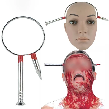 Halloween 3D Hair Accessories Tidy Simulation Toy Plastic Head Knives Scissors Halloween Decoration Props Festive & Party Suppli
Halloween 3D Hair Accessories Tidy Simulation Toy Plastic Head Knives Scissors Halloween Decoration Props Festive & Party Suppli