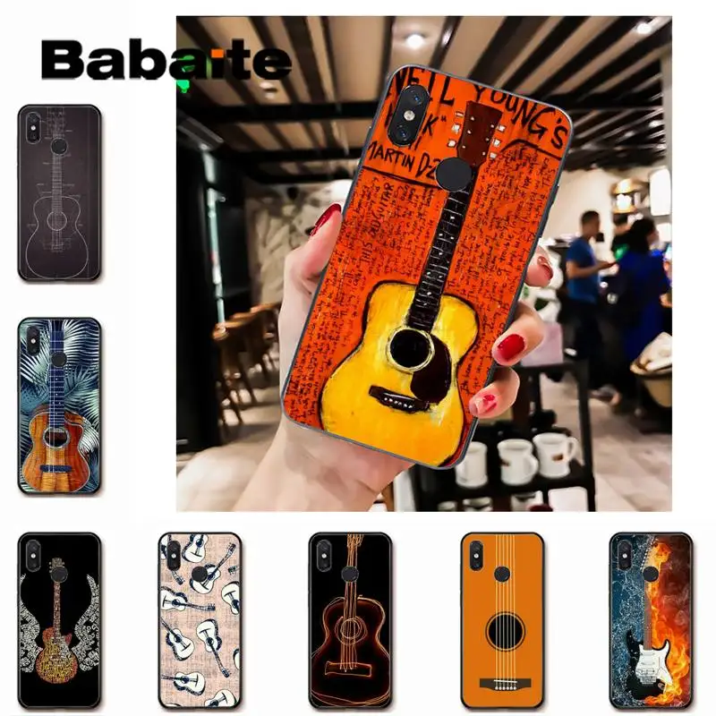 Мягкий чехол для телефона Babaite с музыкой на гитаре Redmi note8Pro note5 note7 note 8t 9 note9s note9pro